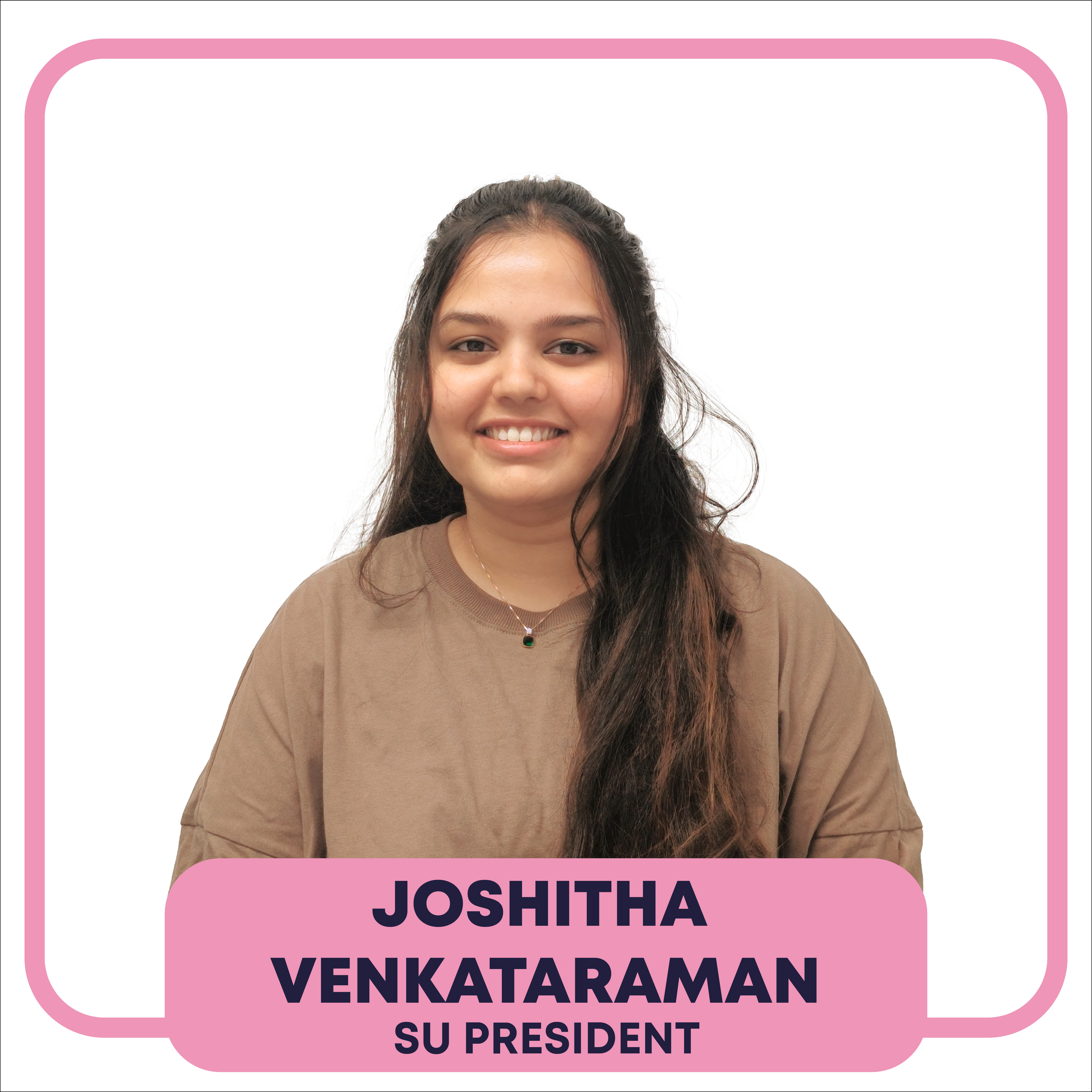 Joshitha Venkataraman, SU President 2024/2025