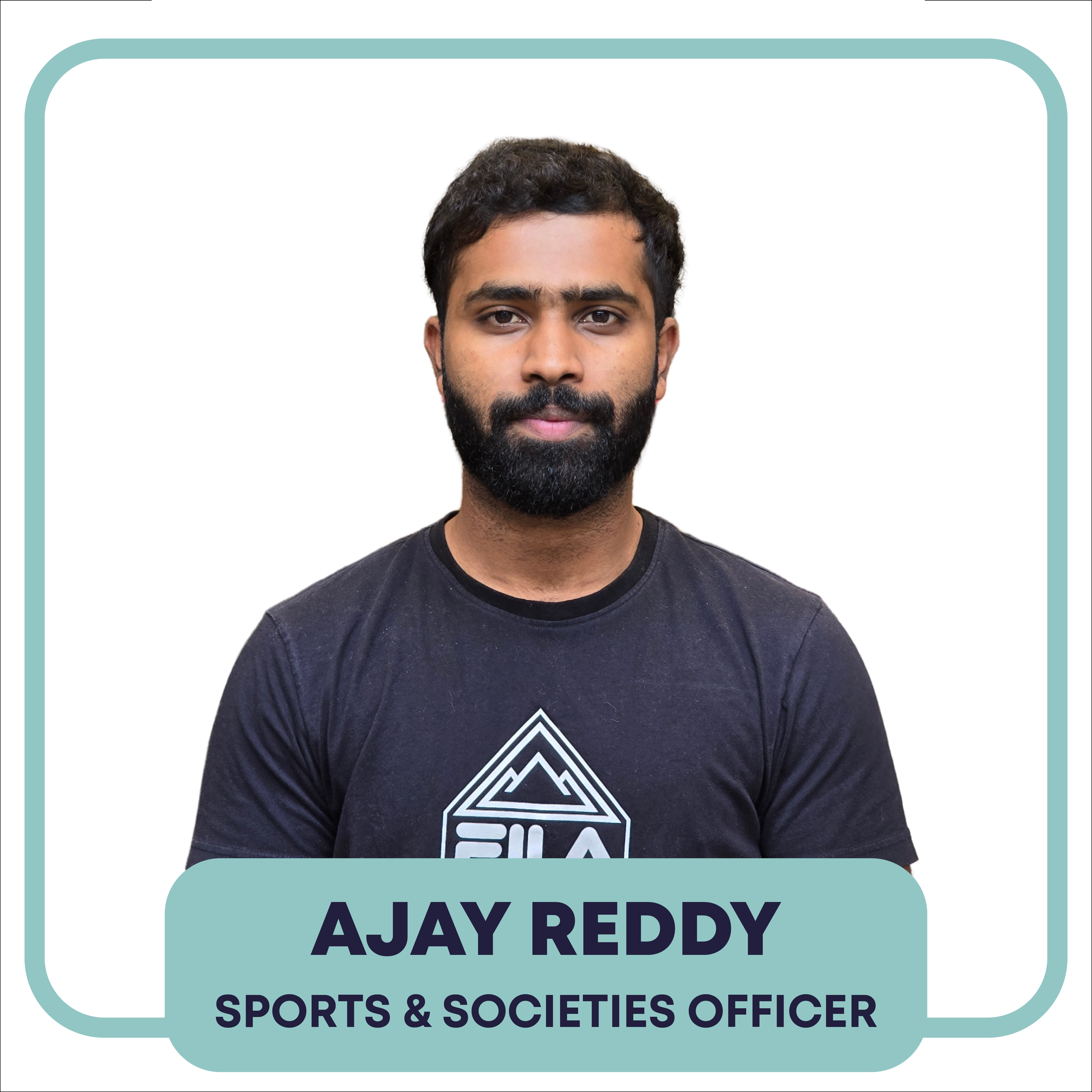 Ajay Reddy, Sports and Societies Officer 2024/2025